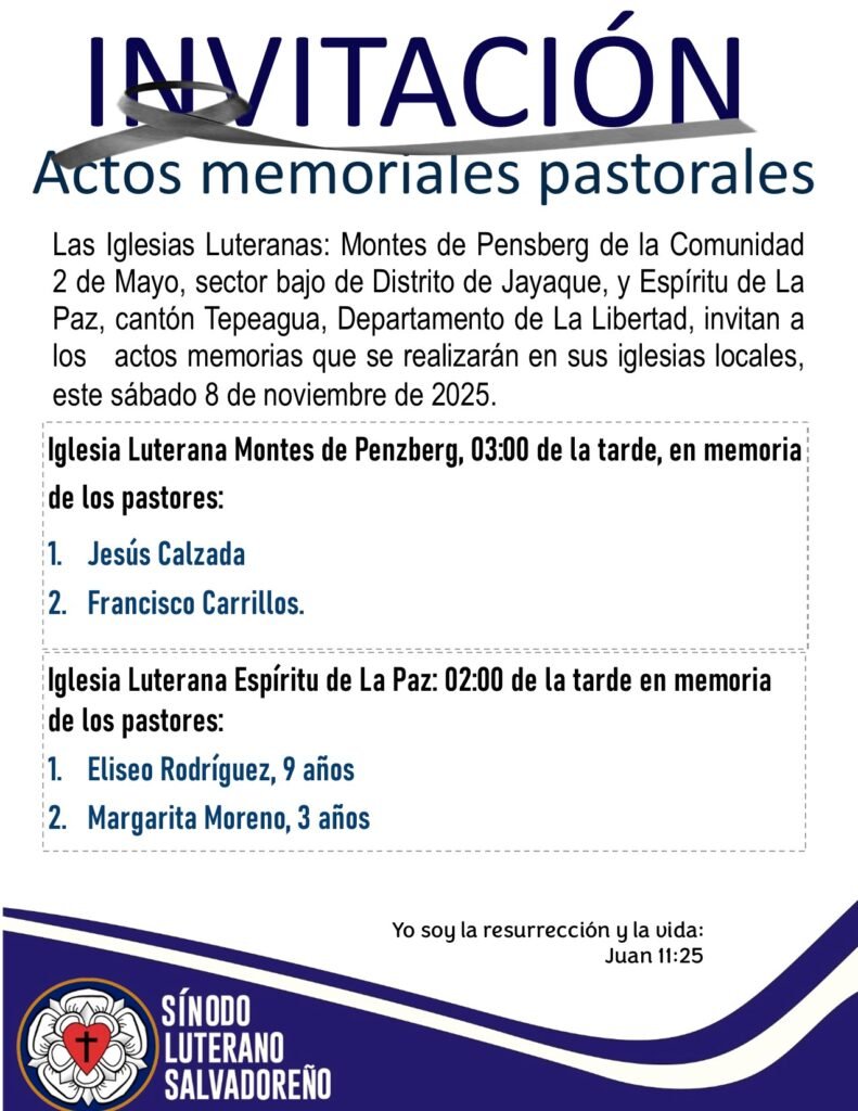 invitación memoriales